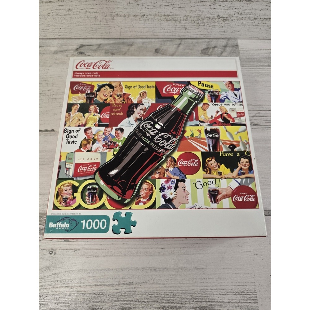 Buffalo Games Coca-Cola Vintage Advertisements 1000 Piece Jigsaw Puzzle 2015